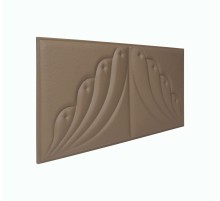Мягкая стеновая панель Angel 300х600 мм - Coffee