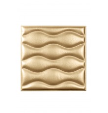 Мягкая стеновая панель из экокожи Wave - Gold