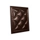 Мягкая стеновая панель  из экокожи Classic 400х400 мм - Burbon