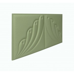 Мягкая стеновая панель Angel 300х600 мм - Olive
