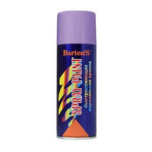Краска аэрозольная Barton'S Spray Paint Сиреневая глянец