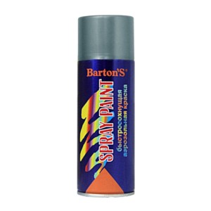Краска аэрозольная Barton'S Spray Paint Серебро Металлик