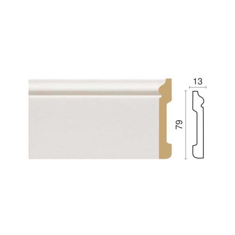 005-35 Напольный плинтус широкий 