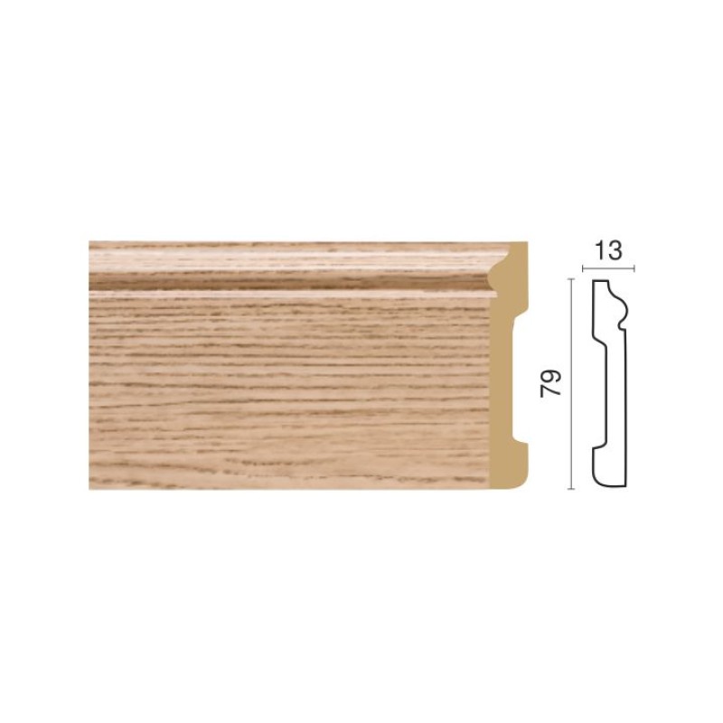 005-79 Напольный плинтус широкий 