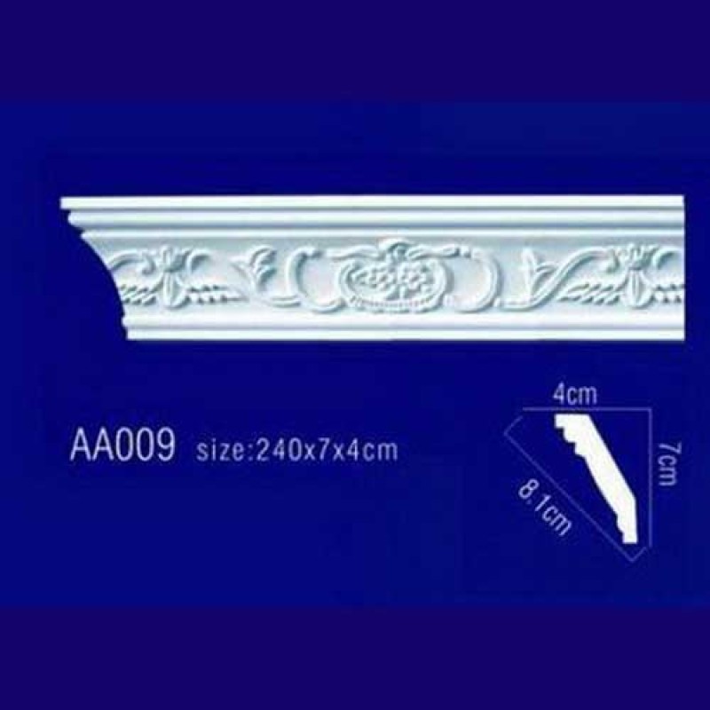 потолочный плинтус с орнаментом AA009
