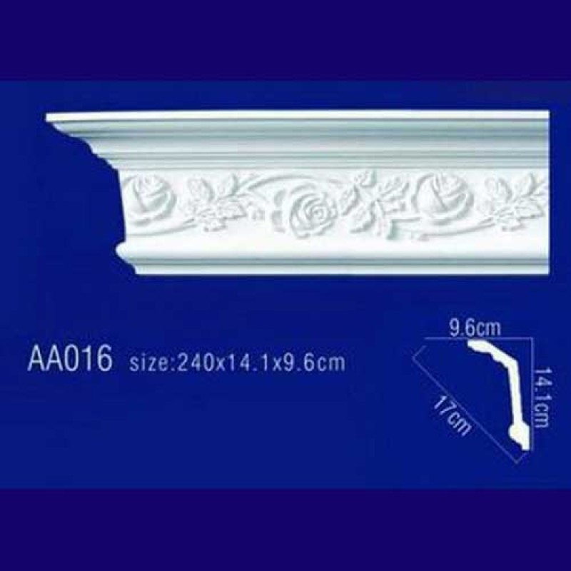 потолочный плинтус с орнаментом AA016