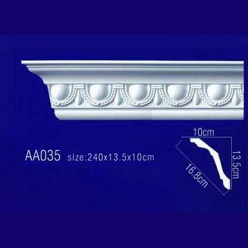 потолочный плинтус с орнаментом AA035