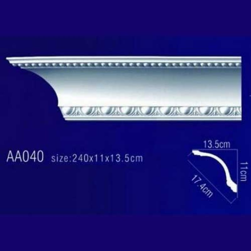 потолочный плинтус с орнаментом AA040