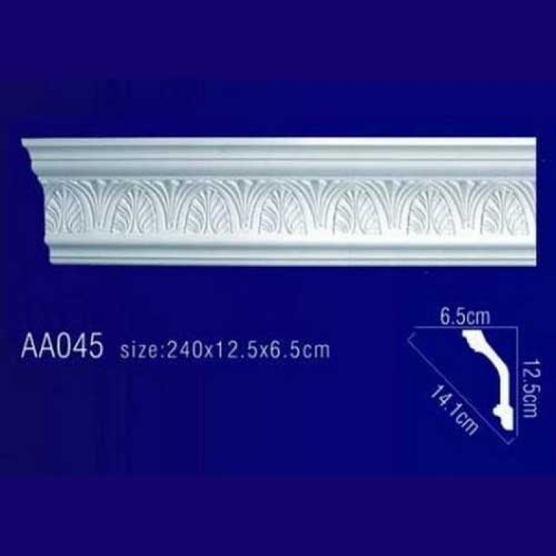 потолочный плинтус с орнаментом AA045