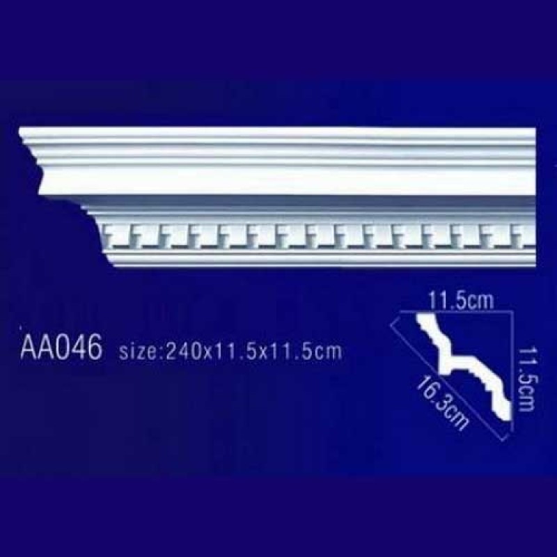 потолочный плинтус с орнаментом AA046