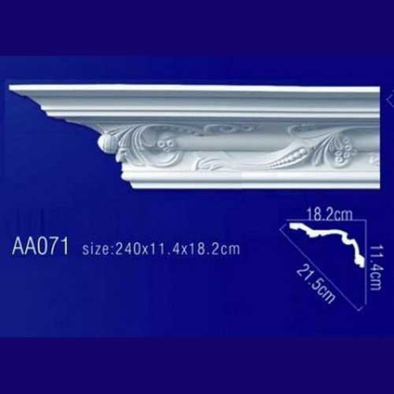потолочный плинтус с орнаментом AA071