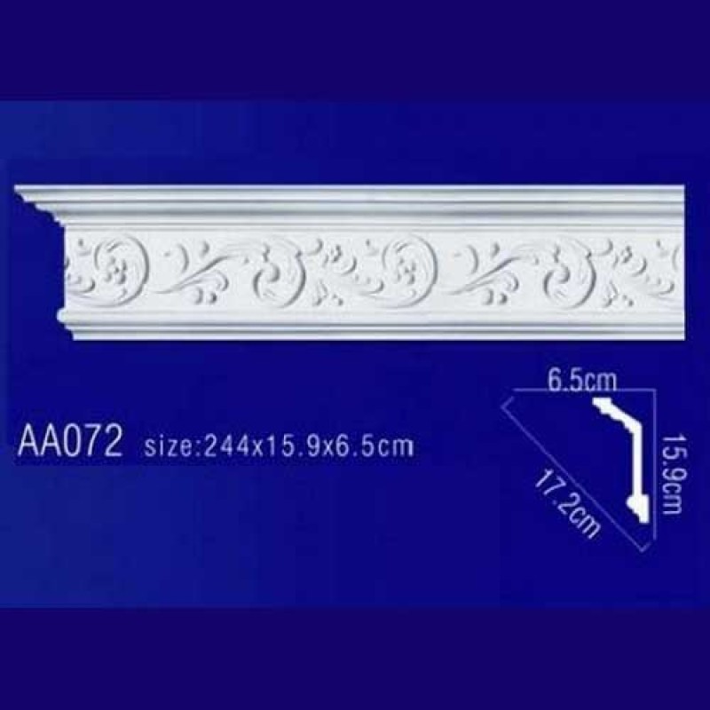потолочный плинтус с орнаментом AA072