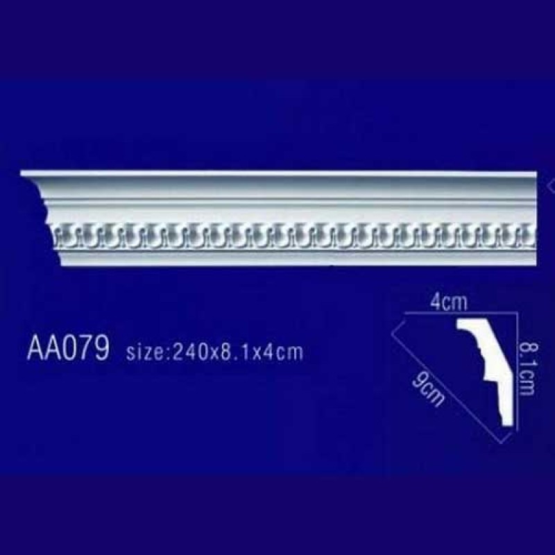 потолочный плинтус с орнаментом Гибкий AA079F