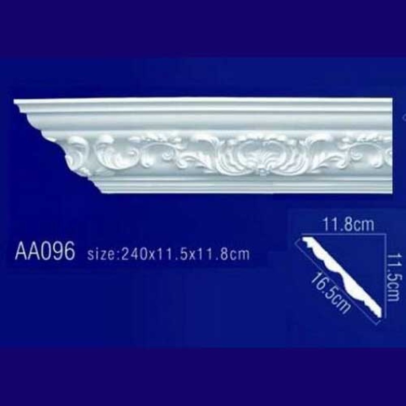 потолочный плинтус с орнаментом AA096