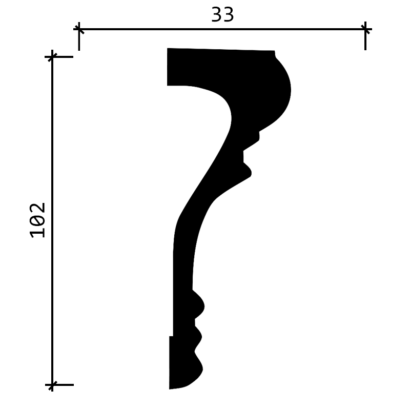 Молдинг DD604 
