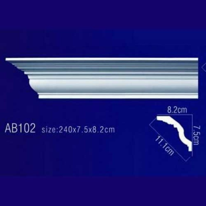 Потолочный плинтус Гибкий AB102F