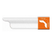 Плинтус потолочный  без  орнамента DP 110 Гибкий