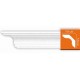 Плинтус потолочный без орнамента DP110