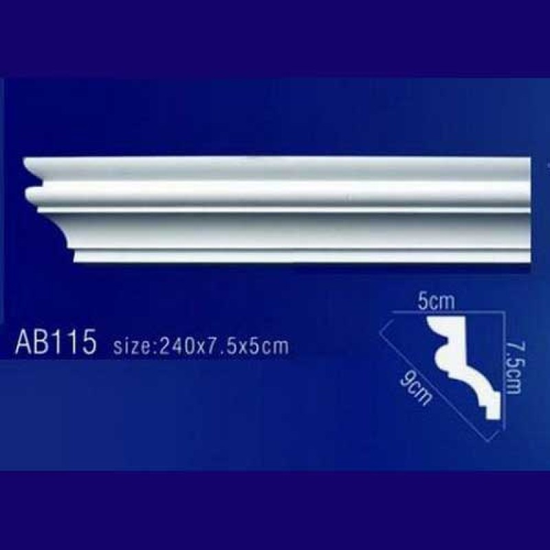 Потолочный плинтус Гибкий AB115F