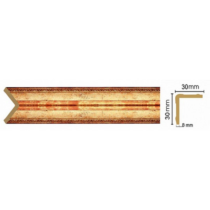 цветная лепнина угол 116-126