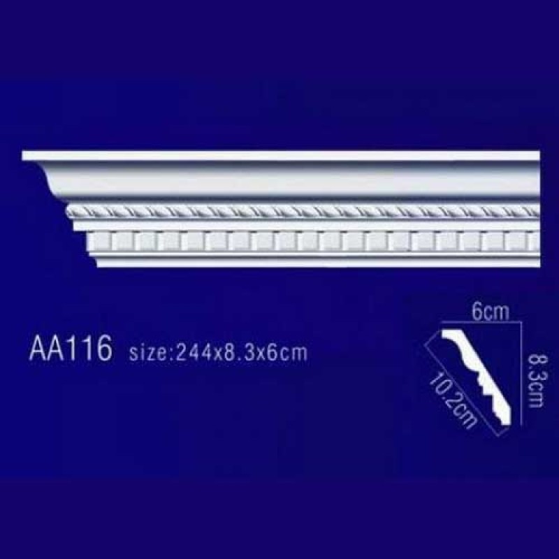 потолочный плинтус с орнаментом AA116