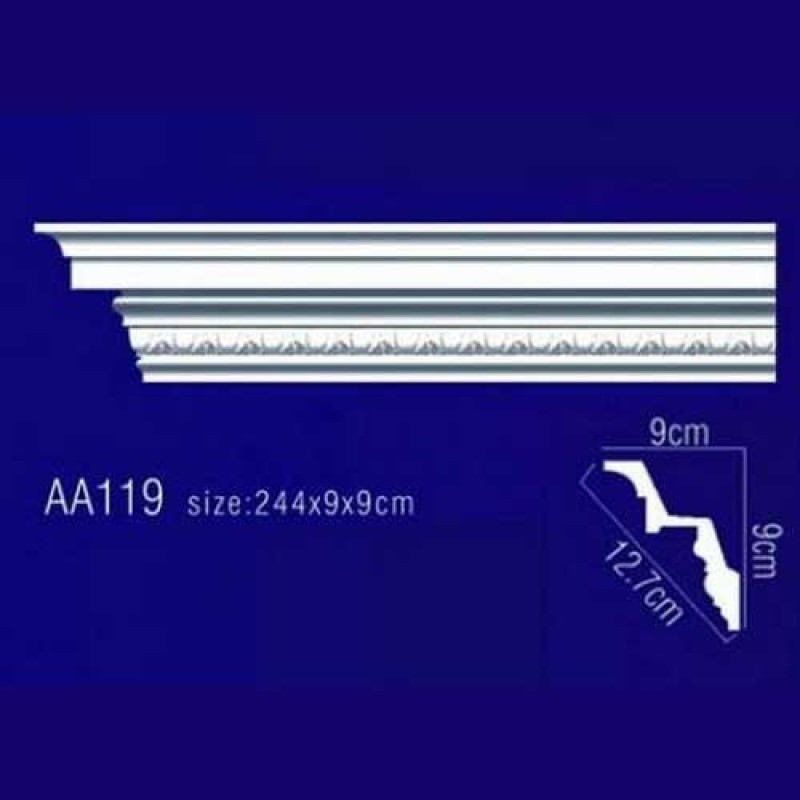 потолочный плинтус с орнаментом AA119