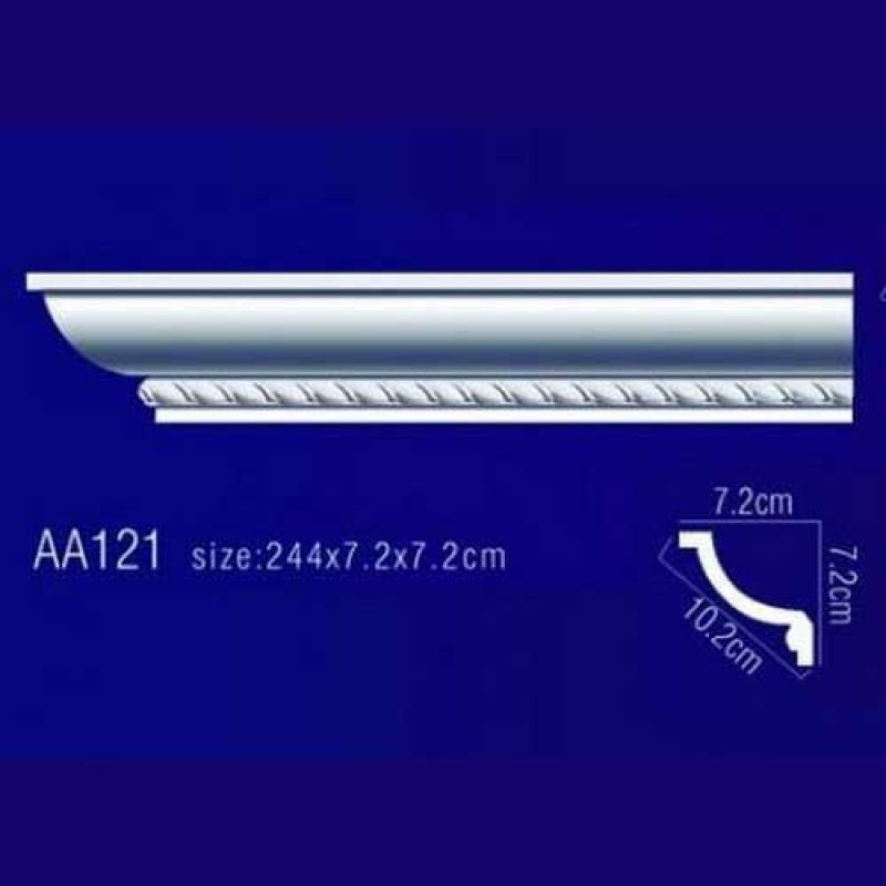 потолочный плинтус с орнаментом AA121
