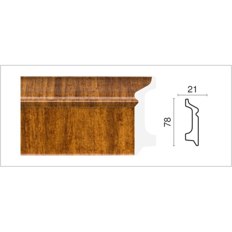 Напольный плинтус 1221-4