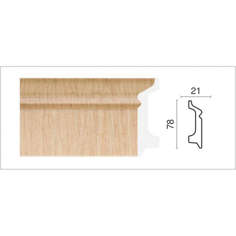 Напольный плинтус 1221-6