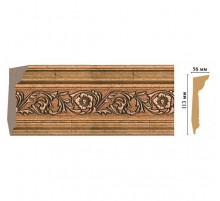 129D-58 ШК/8 Плинтус DECOMASTER (113*56*2400 мм)