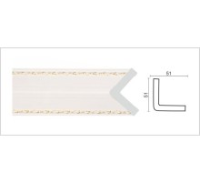 Уголок средний золотистый 142-115G(FM) золотистый