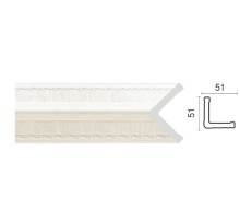 Угол средний 142-7W беж матовый