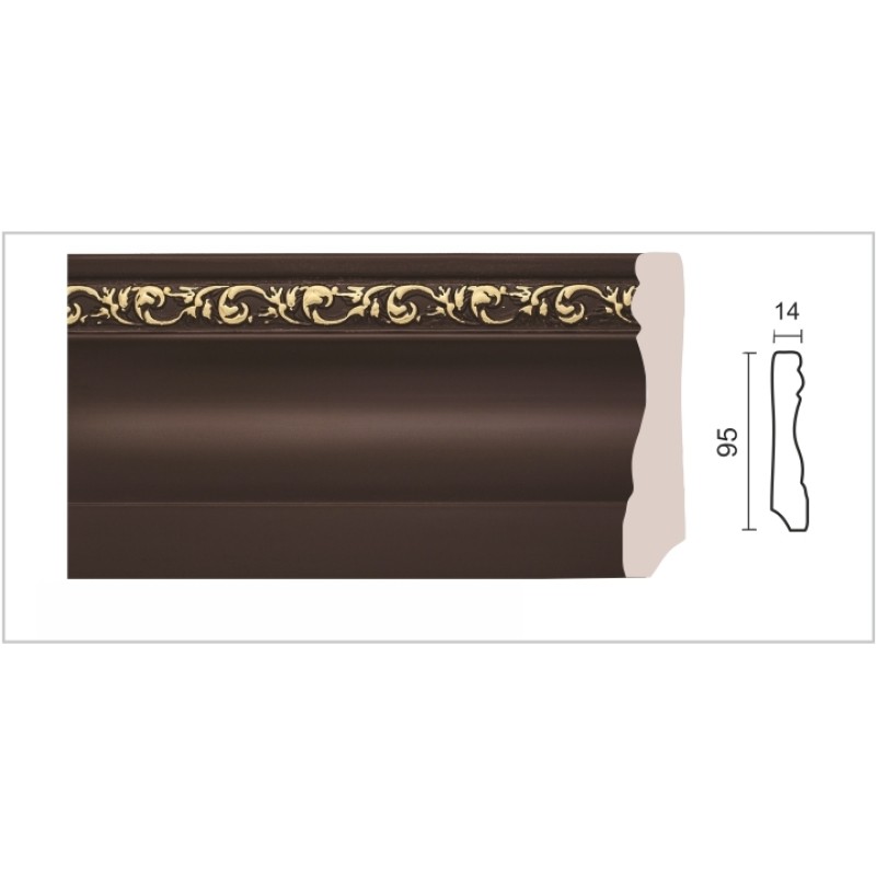 Плинтус напольный хай-тек153-39G