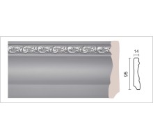 Плинтус напольный хай-тек153-42S