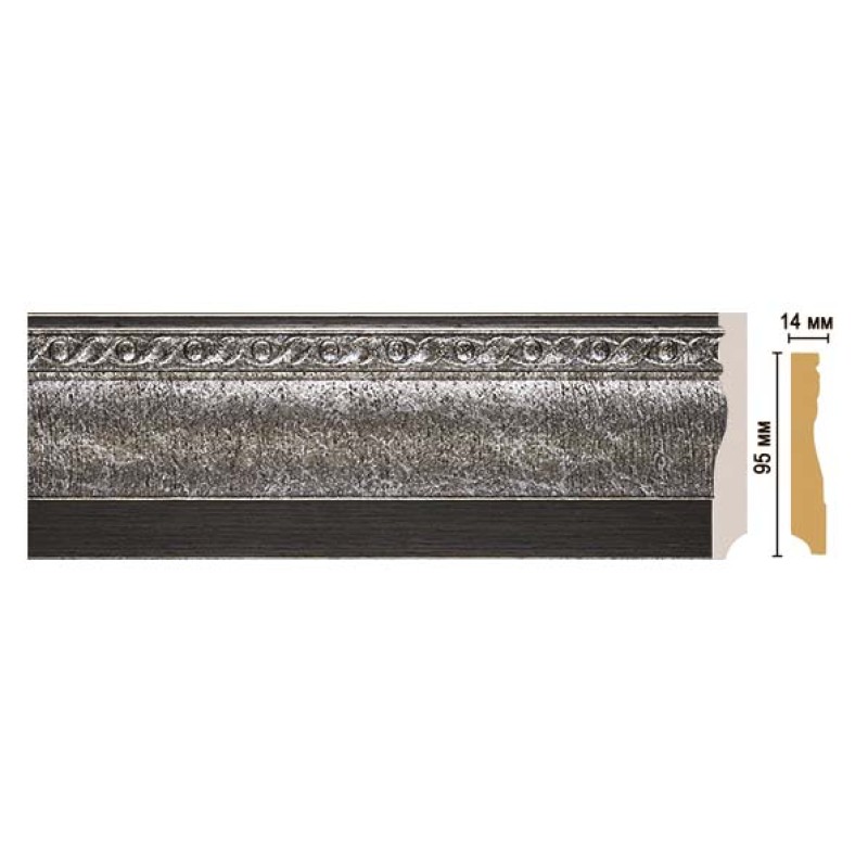 153-44 Плинтус широкий с каб. каналом