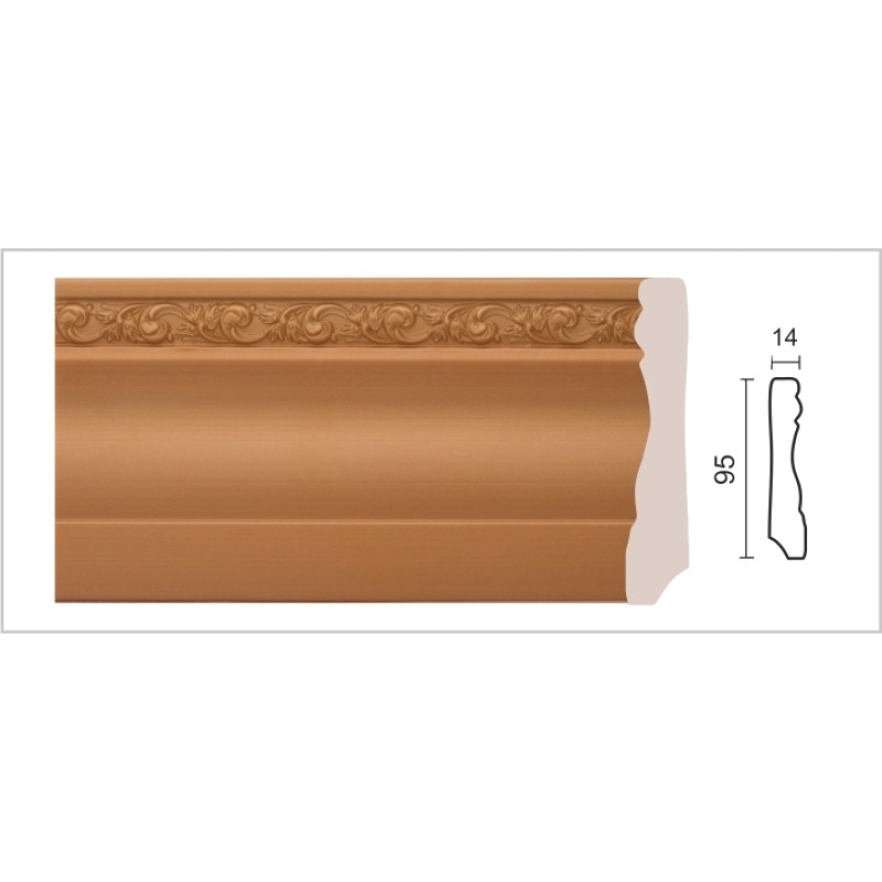 Плинтус напольный хай-тек153-54