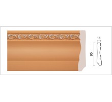 Плинтус напольный хай-тек153-54S