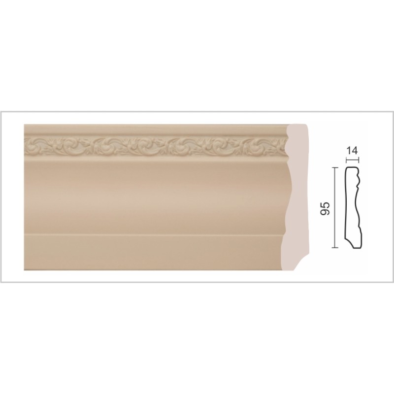 Плинтус напольный хай-тек153-62