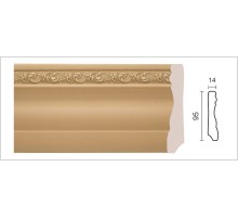 Плинтус напольный хай-тек с каб. каналом 153-91G