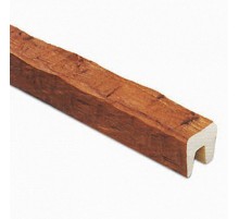 Декоративная балка Рустик (дуб светлый) 120х120х2000