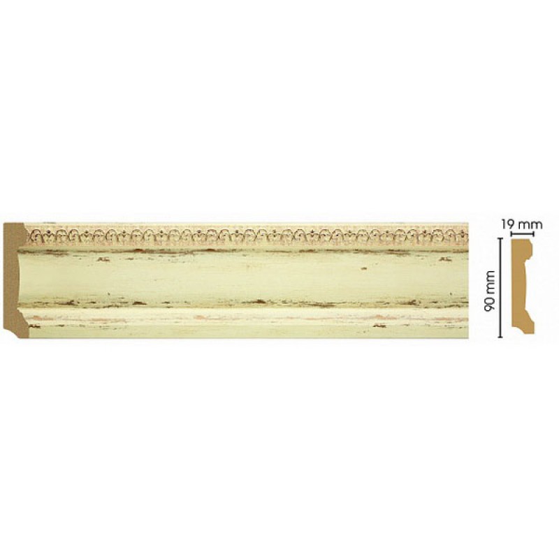 166-1028Плинтус широкий с каб. каналом