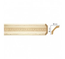 Плинтус потолочный 167s-1028 (35х35х2400)/36