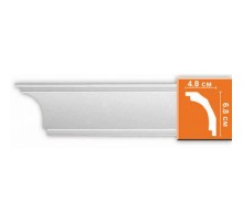 Плинтус потолочный  без  орнамента DP 16Гибкий