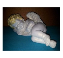 Скульптура ангелочек малая из гипса ск004