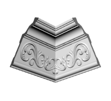 GP25 уголки к потолочному плинтусу