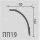 Карниз XPS POLYMER ПП 19 100/80