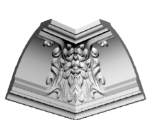 GP31 уголки к потолочному плинтусу