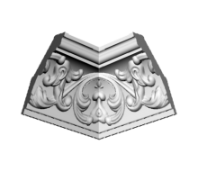 GP34 уголки к потолочному плинтусу