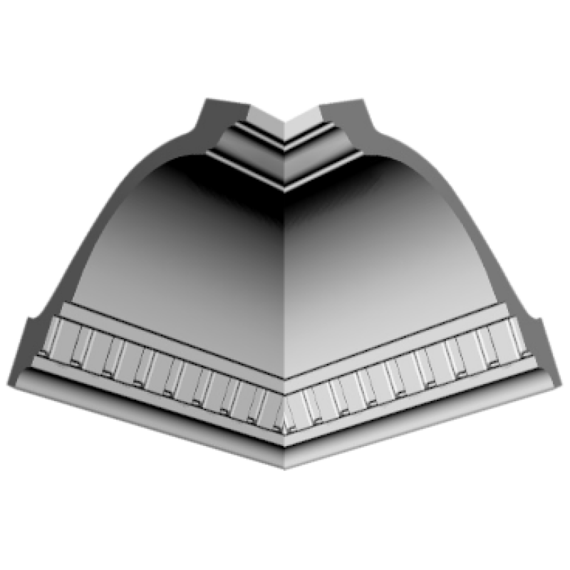 GP-51 уголки к потолочному плинтусу