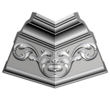 GP52 уголки к потолочному плинтусу